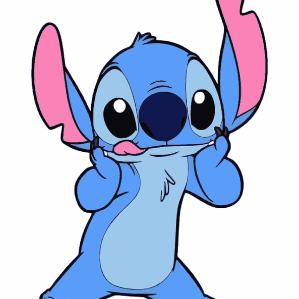 Stitch being funny