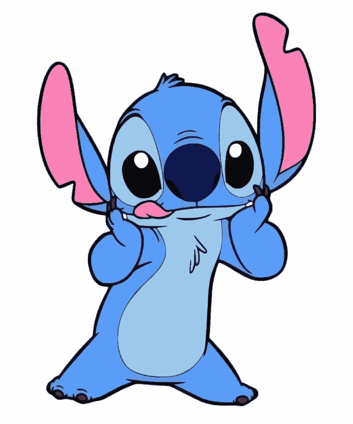 Stitch being funny