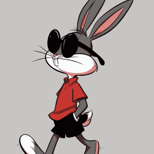 Cool Bugs Bunny with Sunglasses