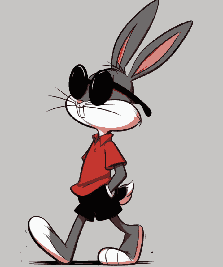 Cool Bugs Bunny with Sunglasses