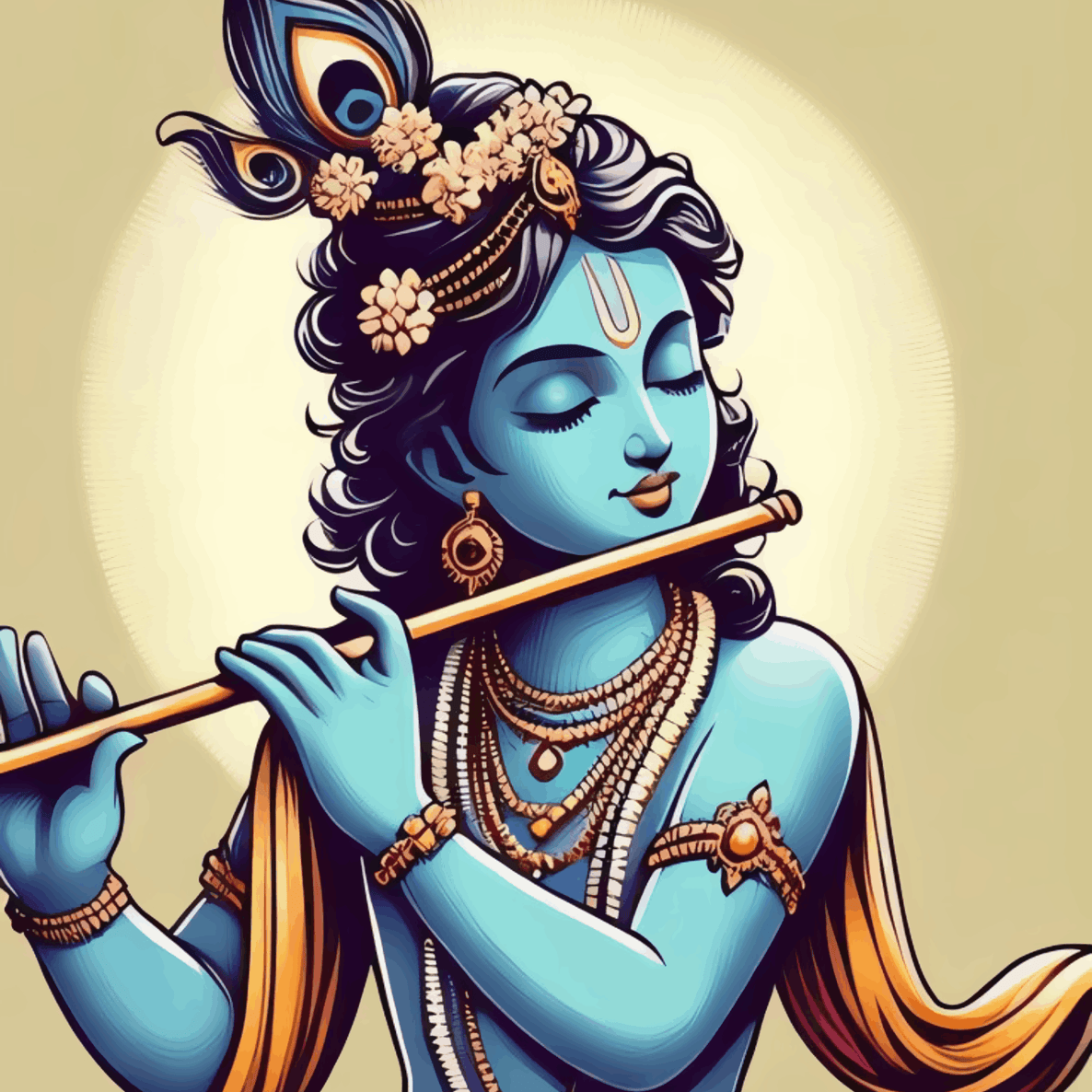 Peaceful Shree Krishna - Janmasthami