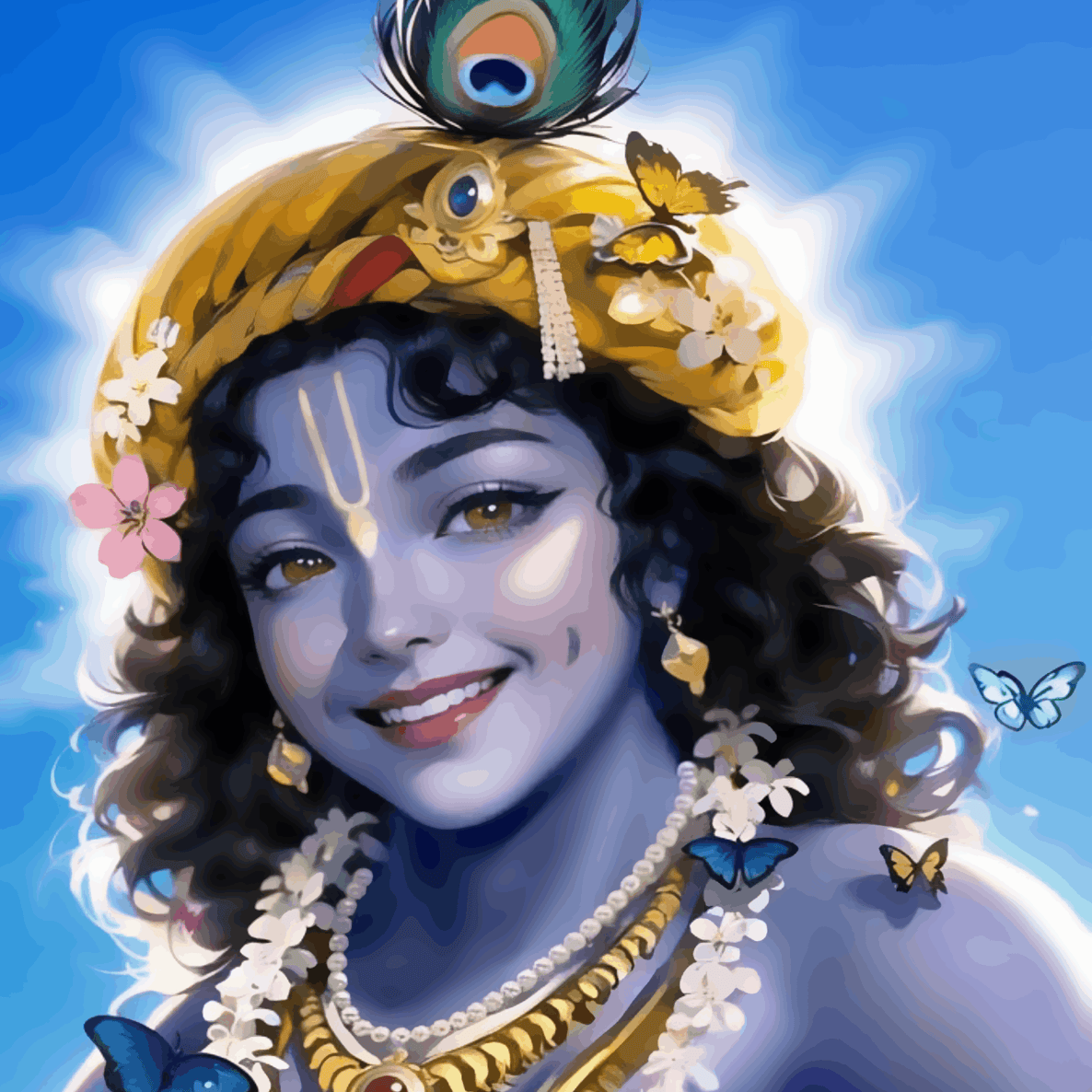 Glowing Shree Krishna - Janmasthami