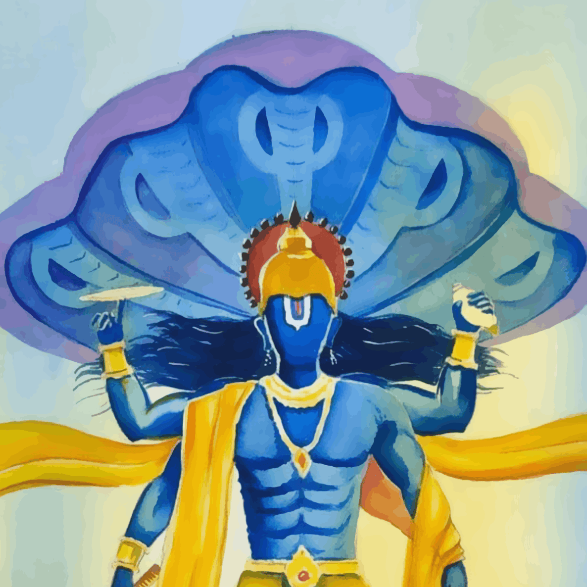 Vishnuji and sheshnaag