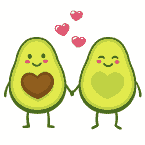 Avocados In Love - Valentine Special