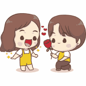 Cute Boy Proposing Girl - Valentine Special