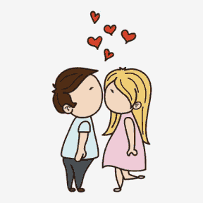 Cuties Kissing - Valentine Special