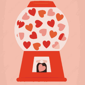 Heart In Vending Machine - Valentine Special