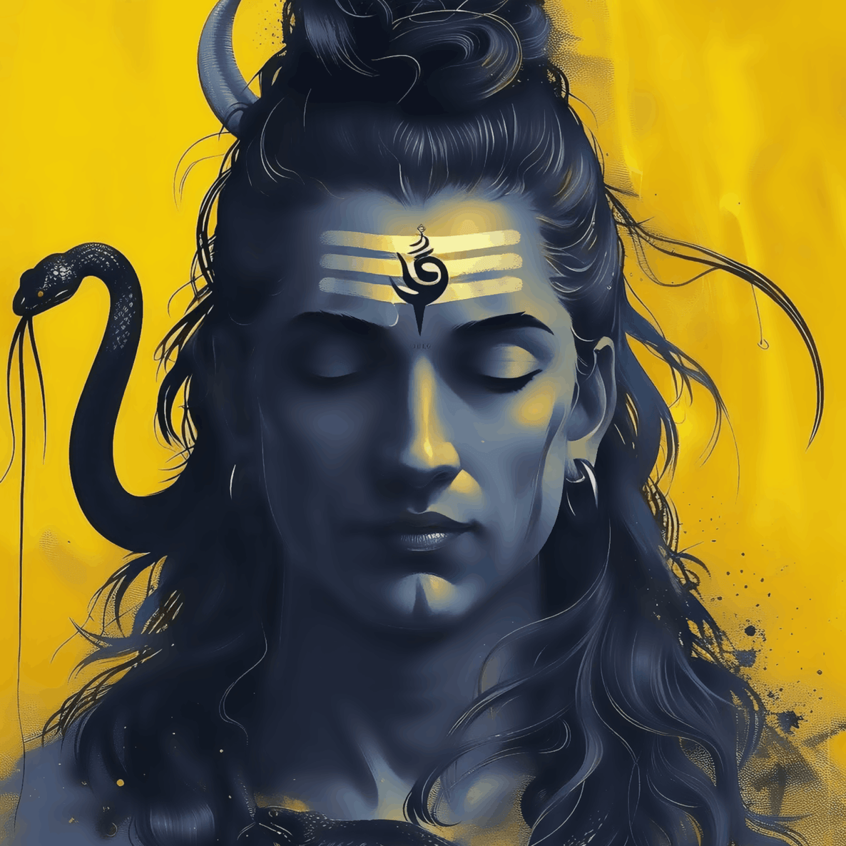 Shivji Meditating in Peace