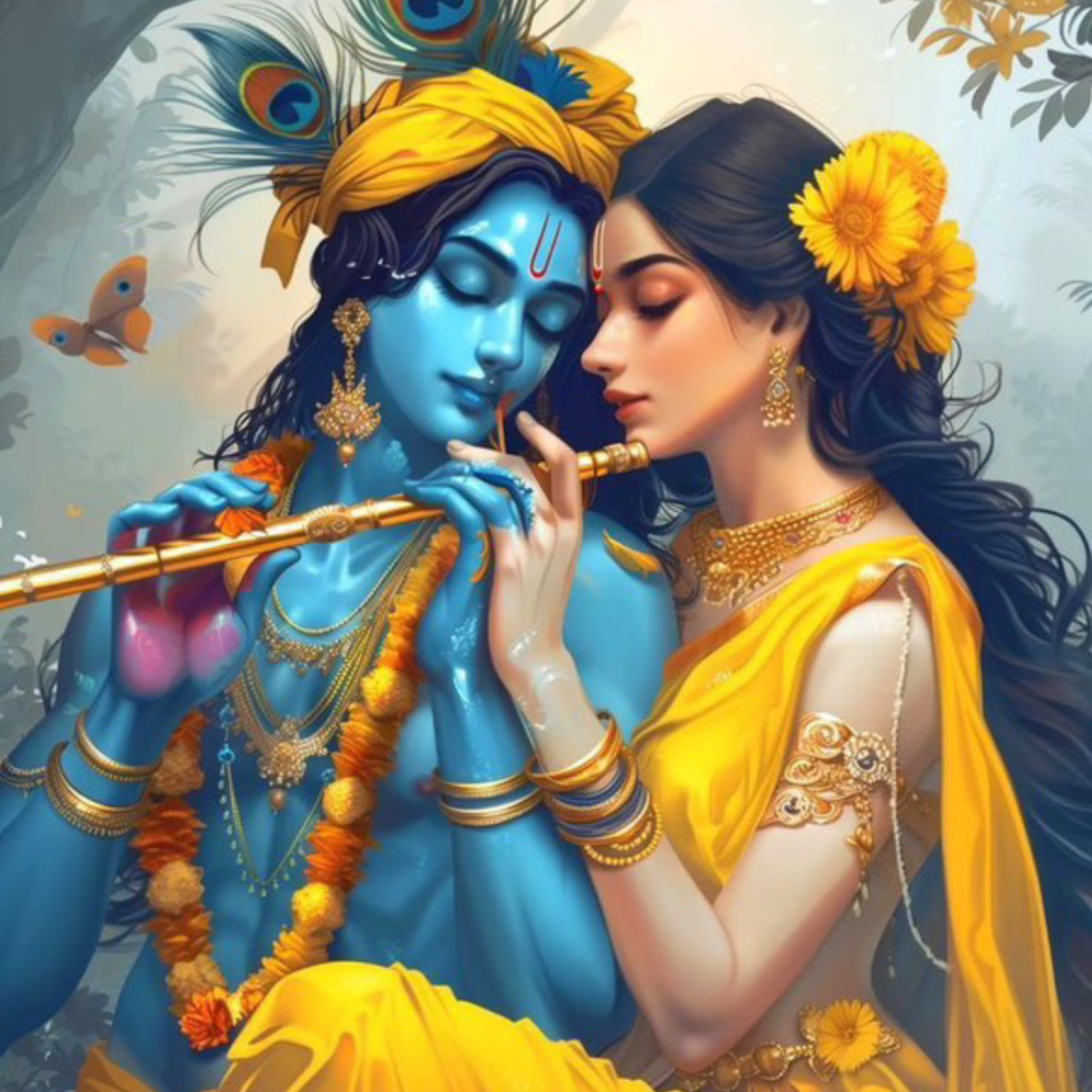 Divine Melody Of Love Radha Krishna