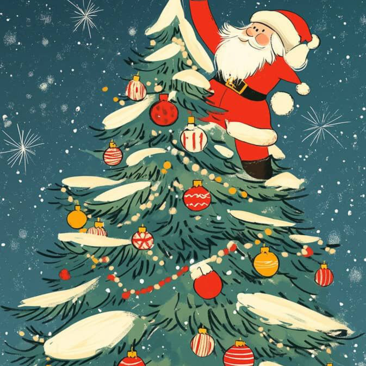 Decorating Christmas Tree