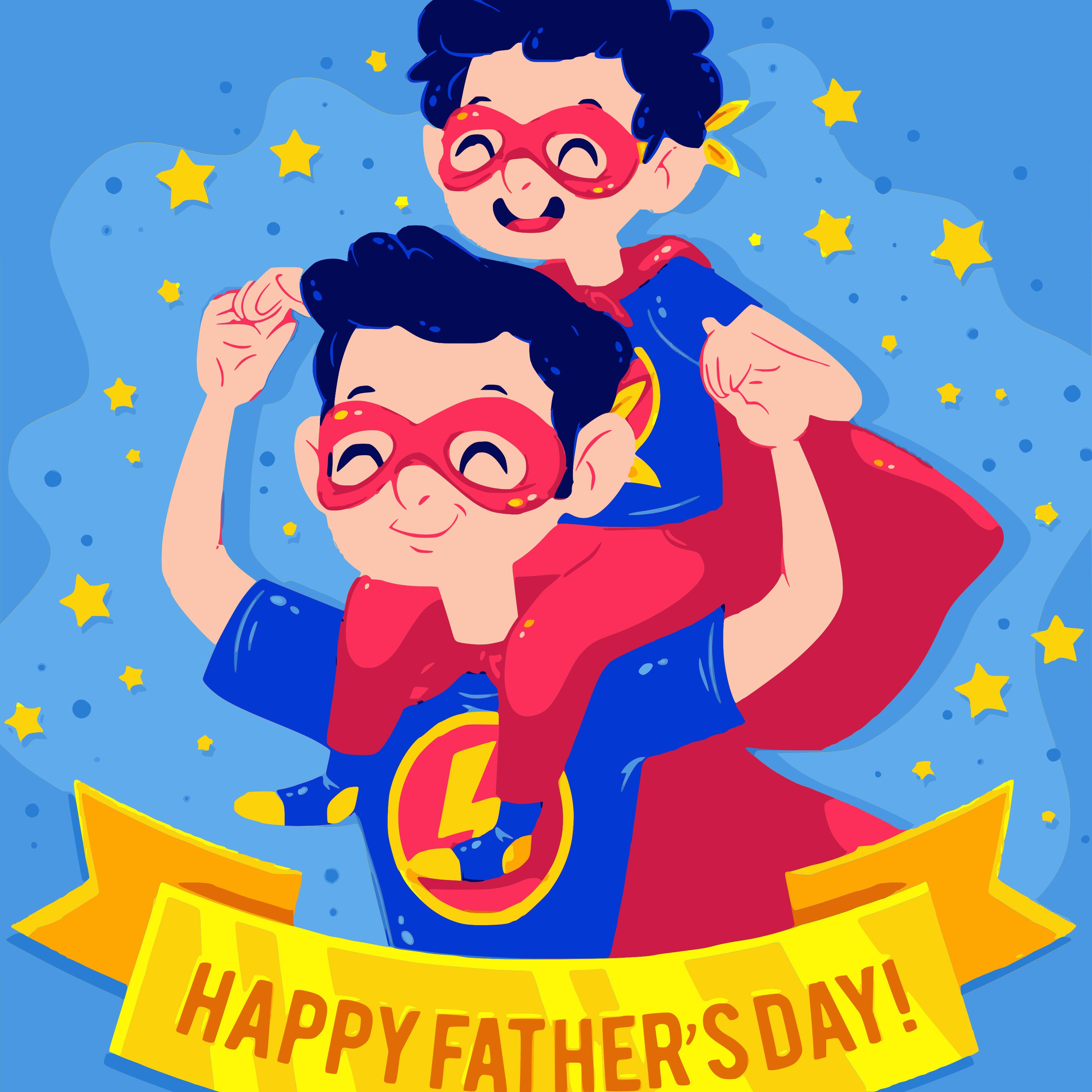 Father's Day- Superman Father and Son