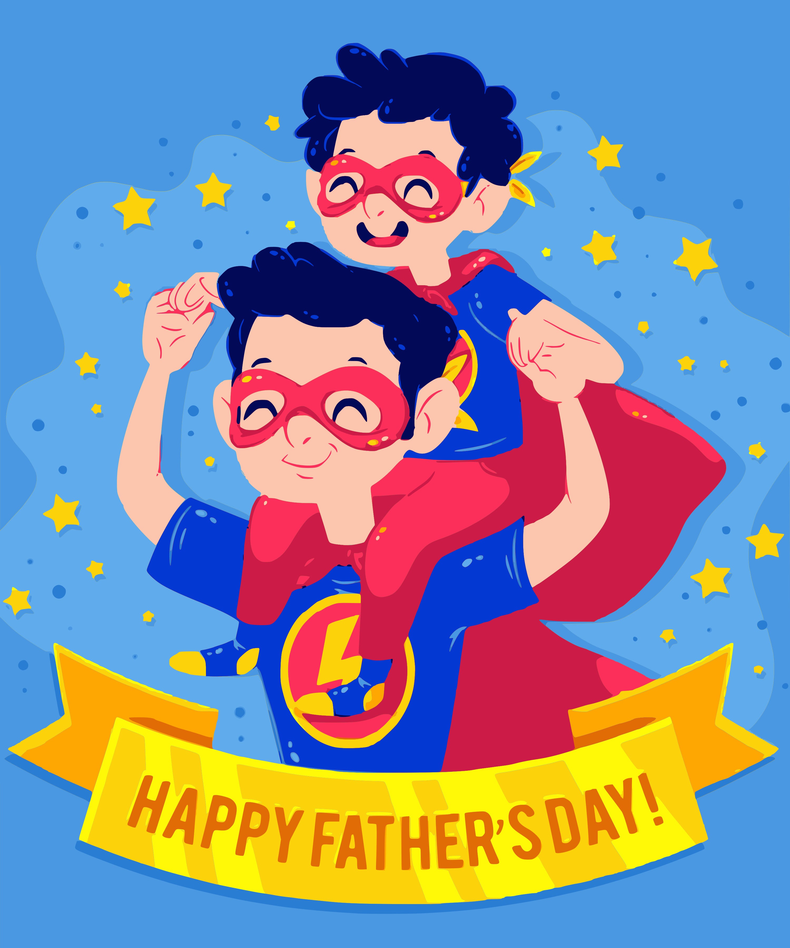 Father's Day- Superman Father and Son