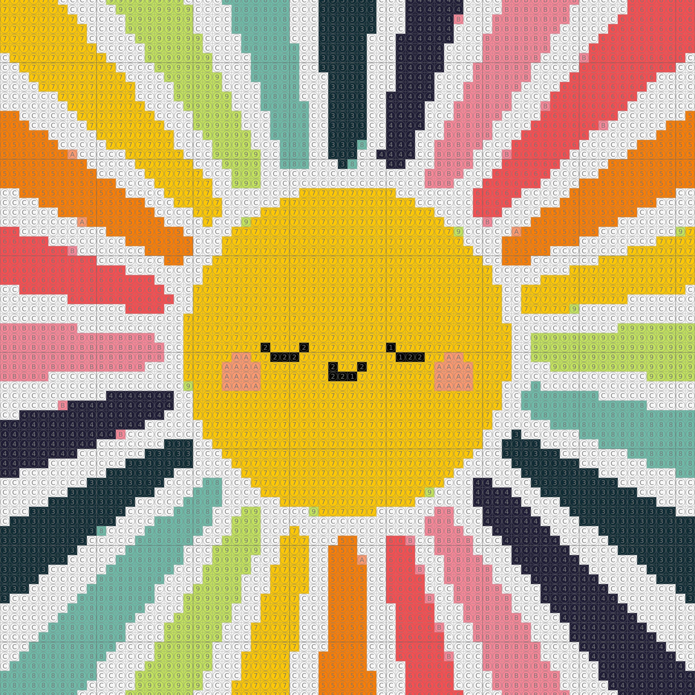 You Are My Sunshine - Dot by Number