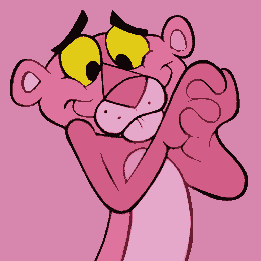 Bashful in Pink - Pink Panther