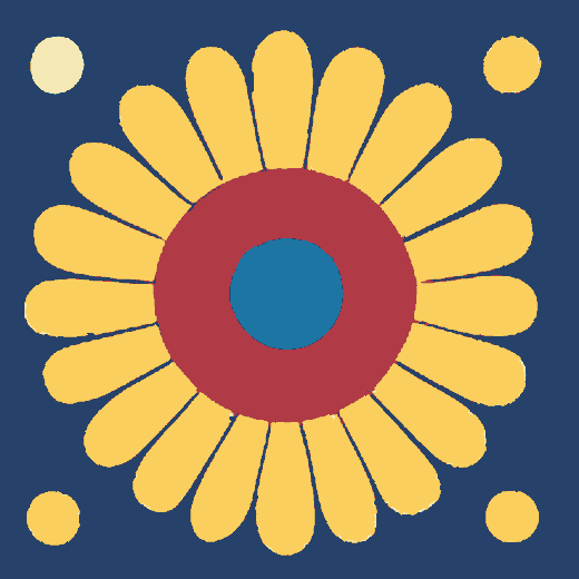 Yellow Daisy Pattern