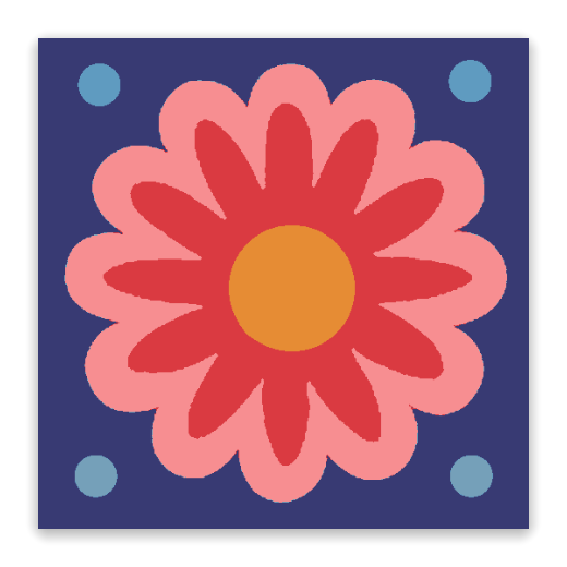 Coral Bloom: Twilight Blue