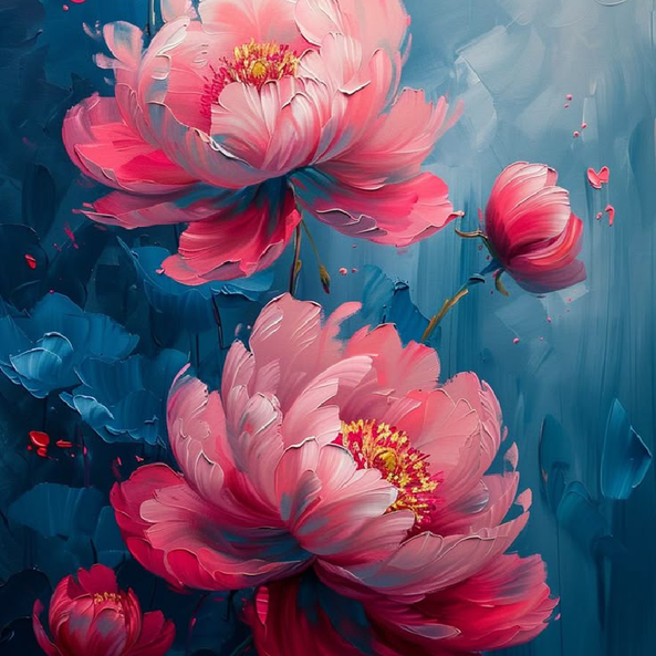 Petals in Paradise Dot by Number Kit