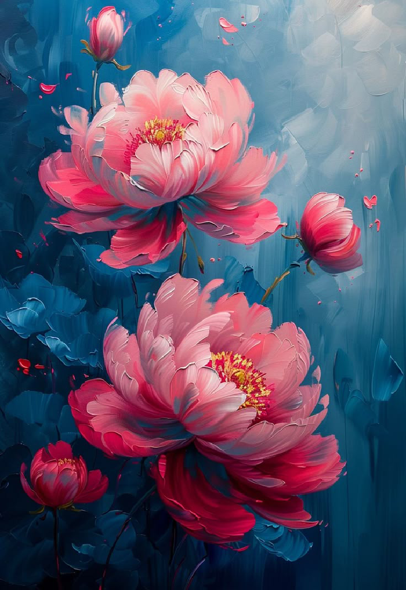 Petals in Paradise Dot by Number Kit