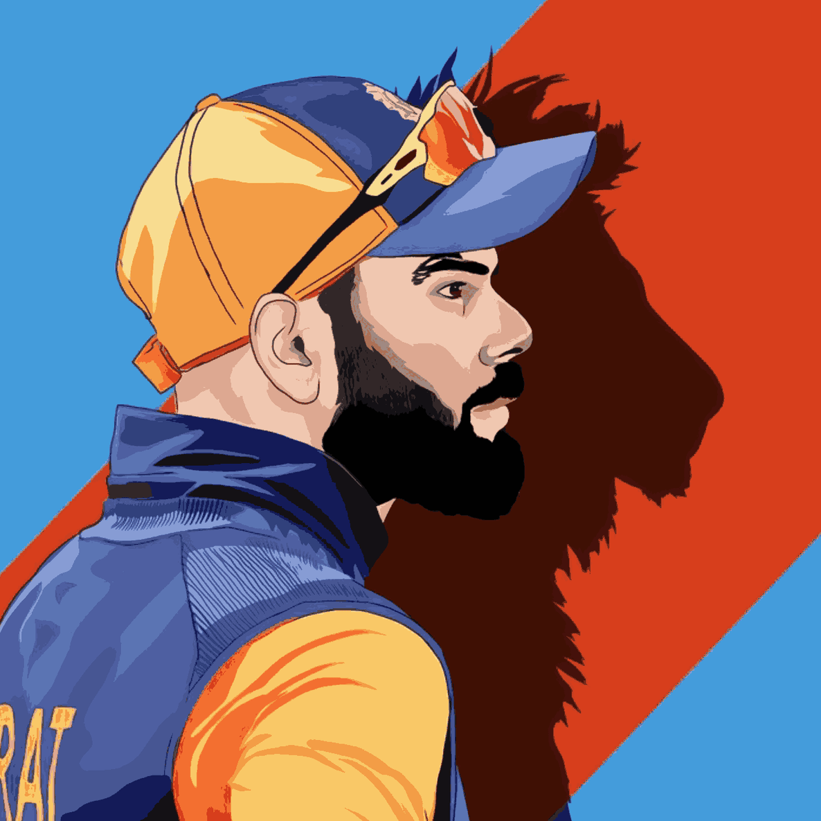 Virat Kohli-The King-Cricketer-T20 World Cup Collection