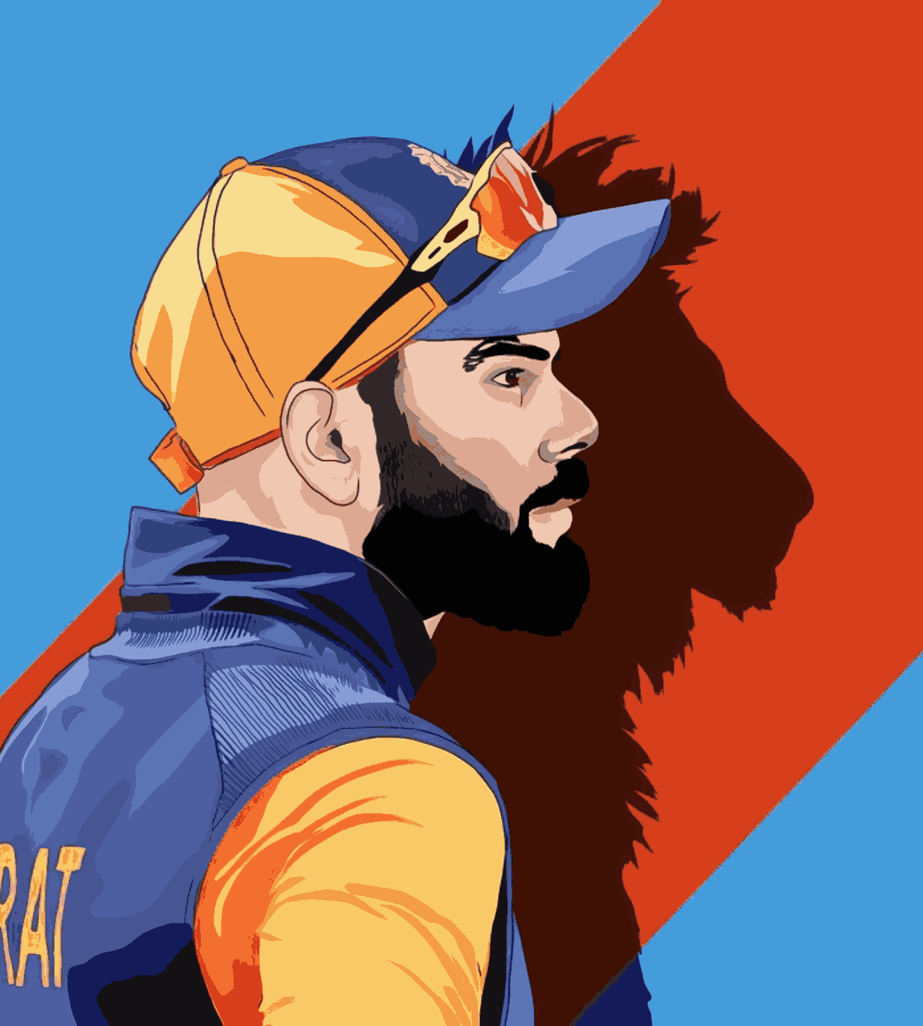 Virat Kohli-The King-Cricketer-T20 World Cup Collection