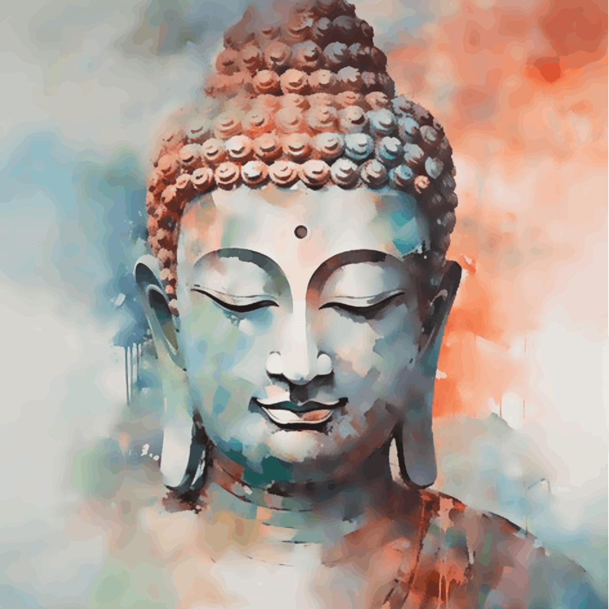 Lord Buddha Meditation Portrait