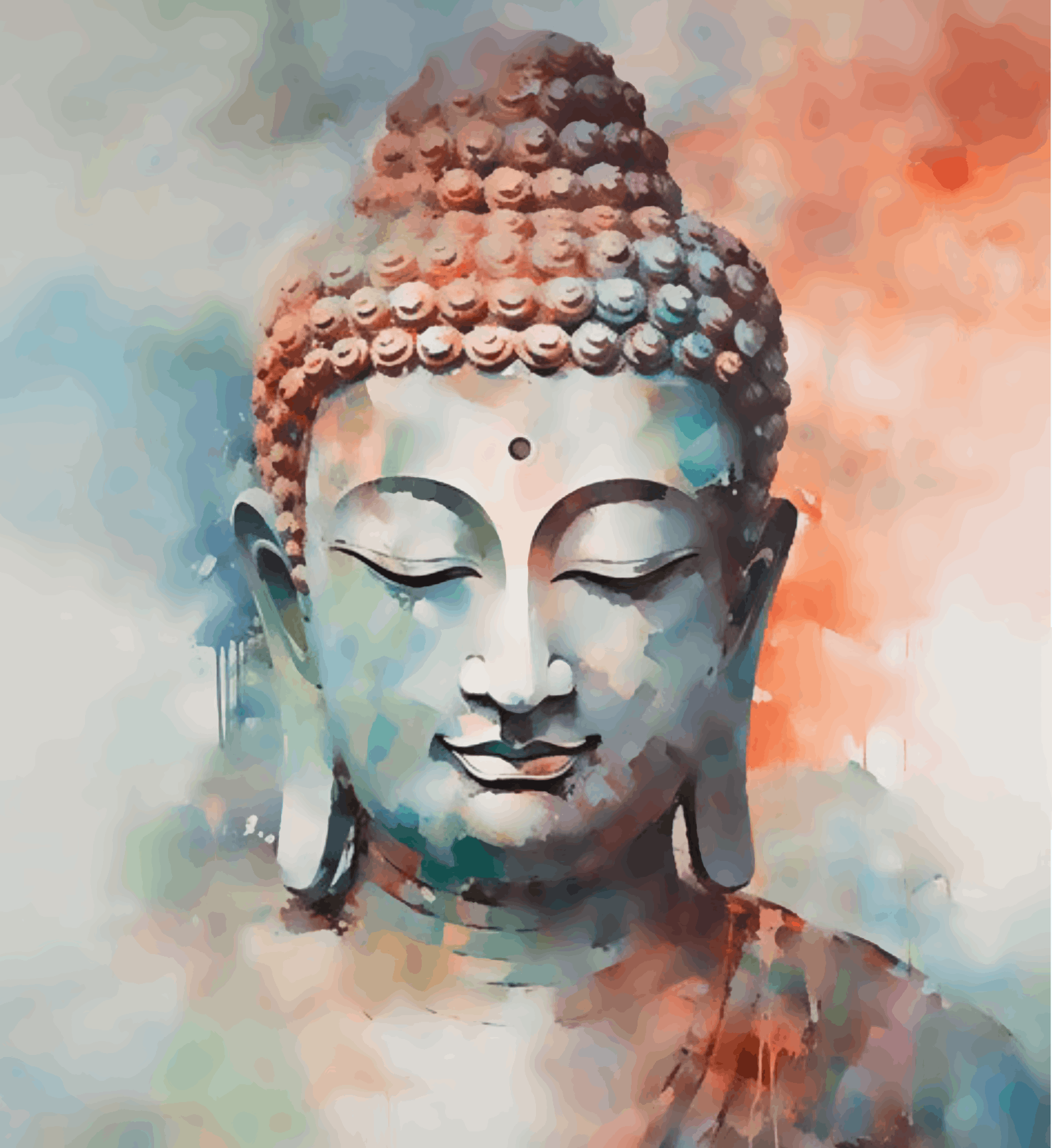Lord Buddha Meditation Portrait