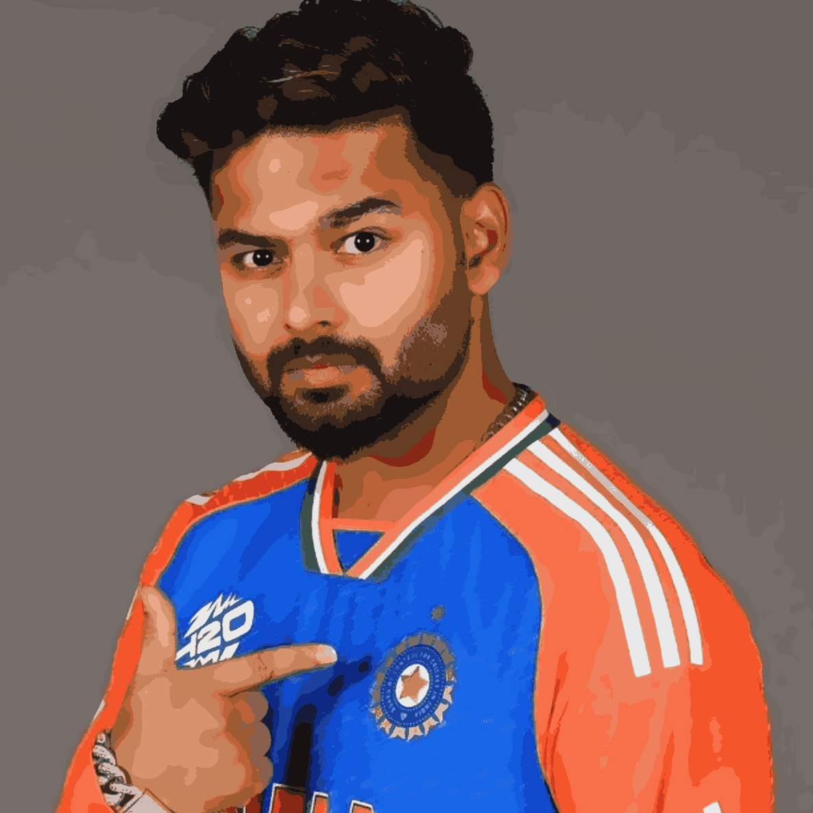 Rishabh Pant-Cricketer-T20 World Cup Collection