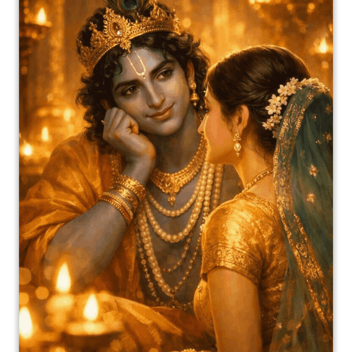 Raas in Golden Light