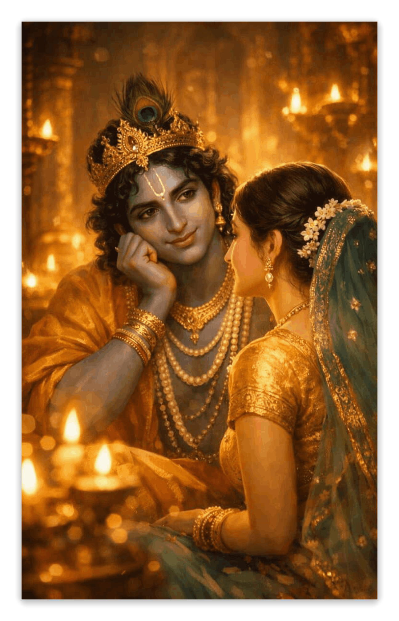 Raas in Golden Light