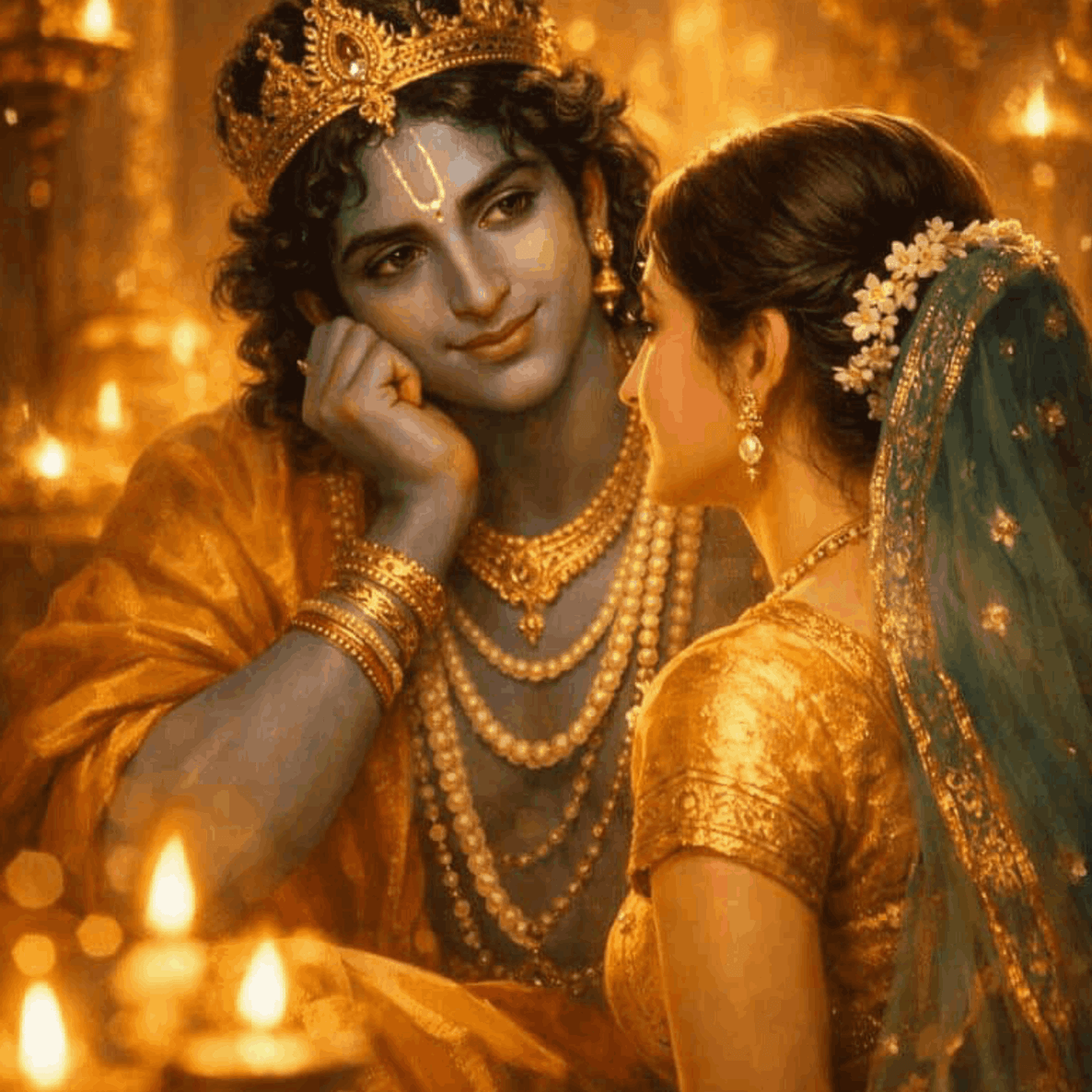 Raas in Golden Light
