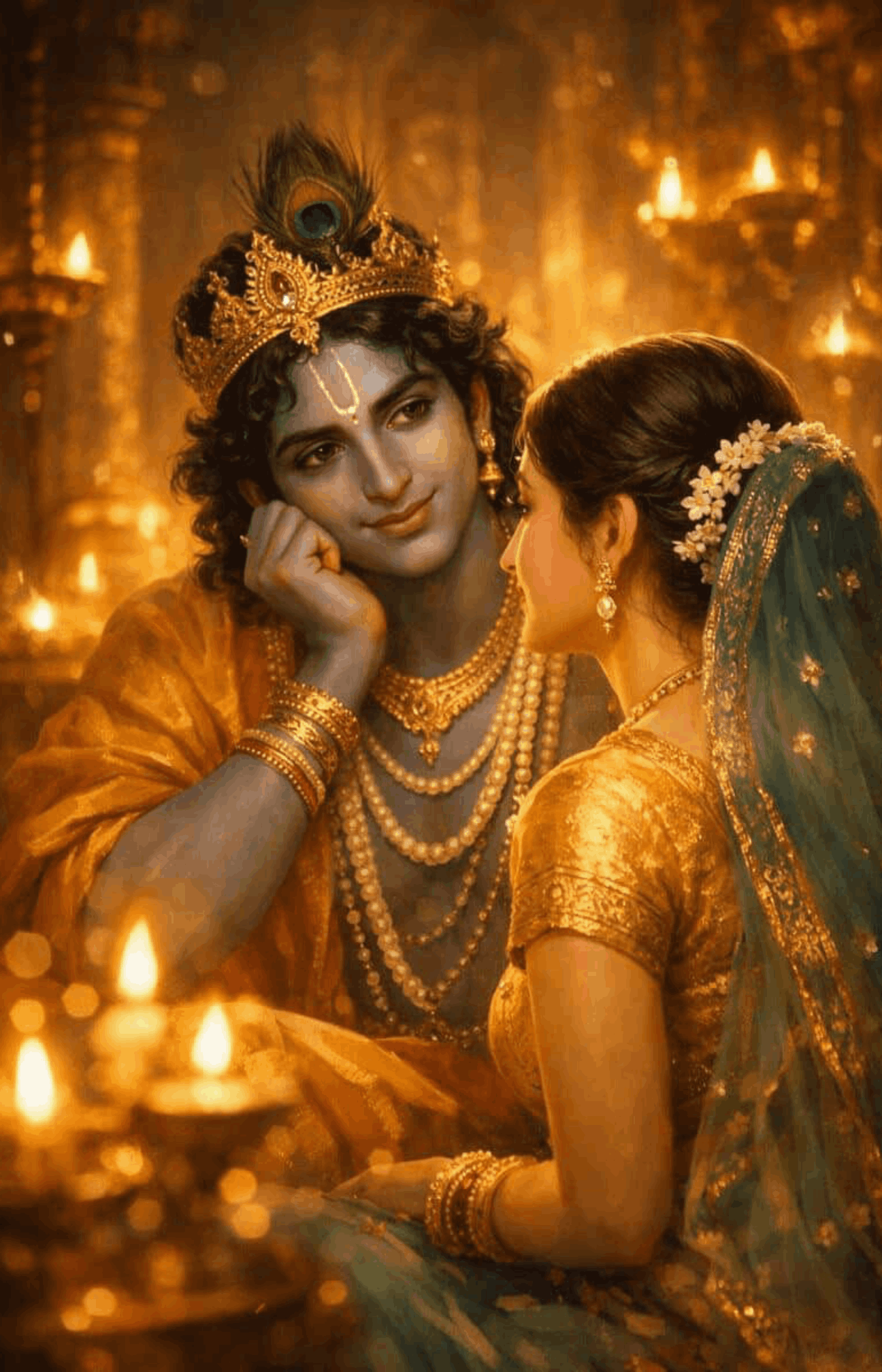 Raas in Golden Light