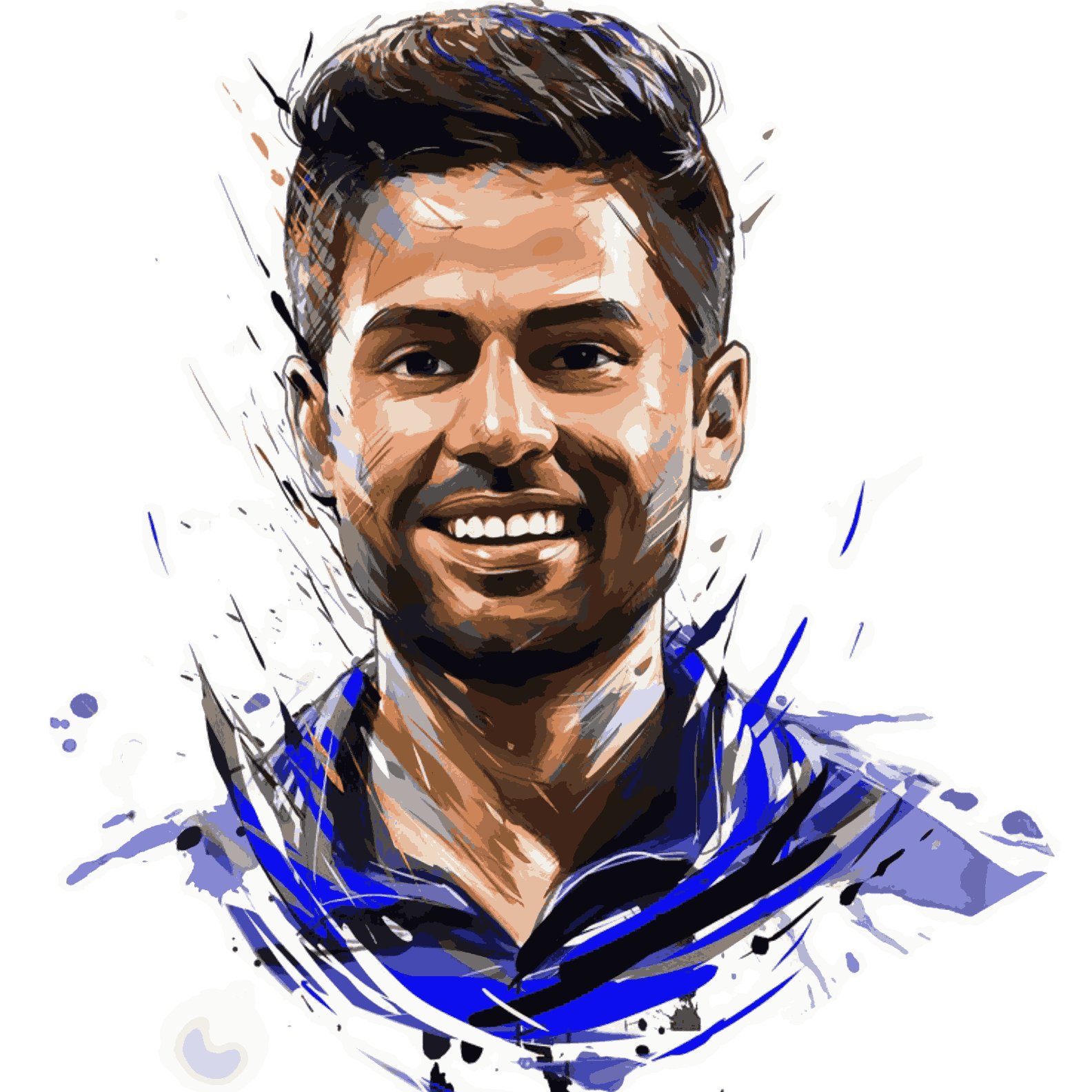 Suryakumar Yadav Abstract-Sky-Cricketer-T20 World Cup Collection