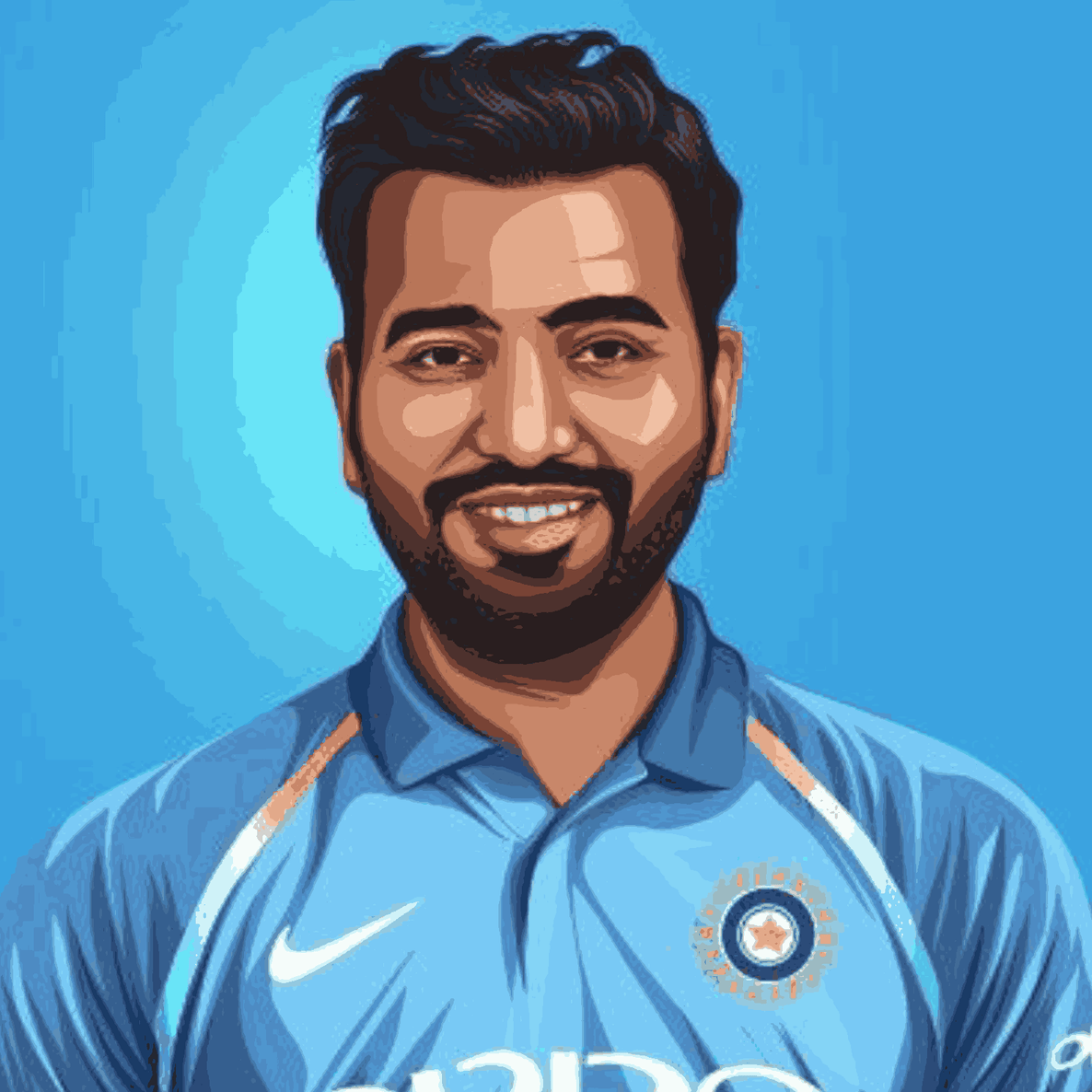 Rohit Sharma-Hitman-Cricketer-T20 World Cup Collection