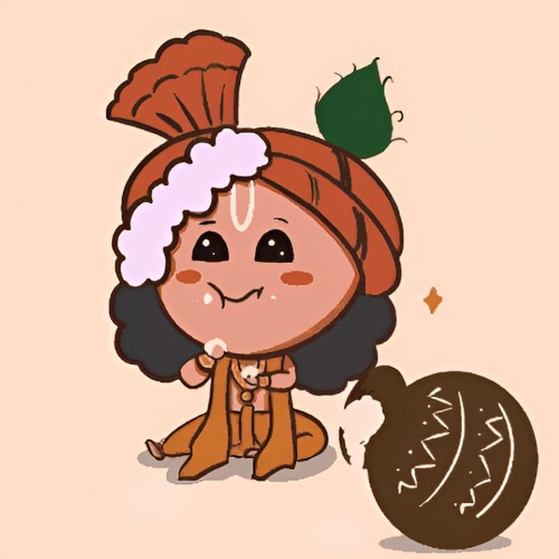 Little Krishna's Butter Delight