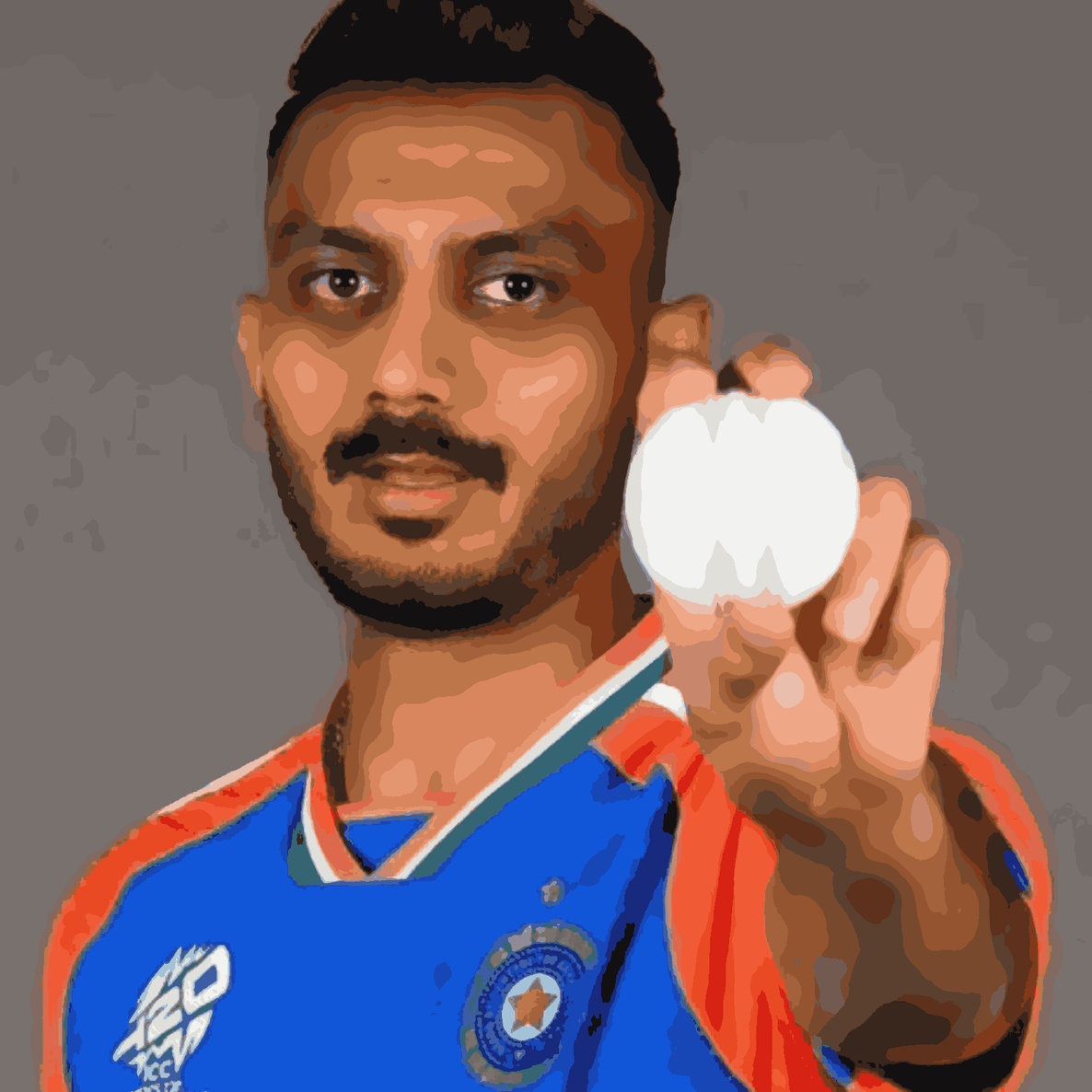 Akshar Patel-Cricketer-T20 World Cup Collection
