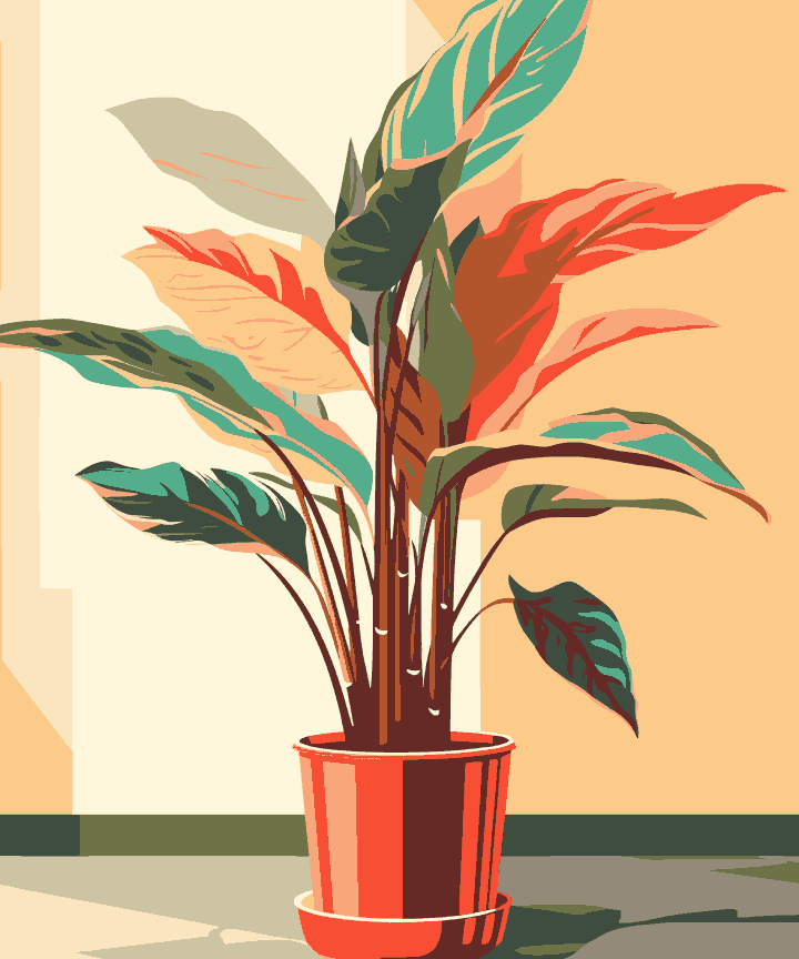 Orange Green Plant