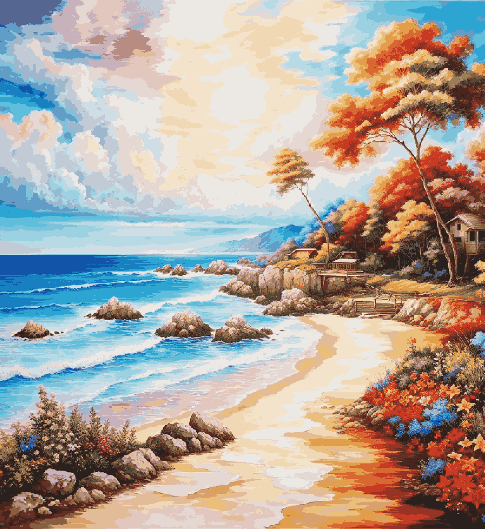 Pathway on Beach Side