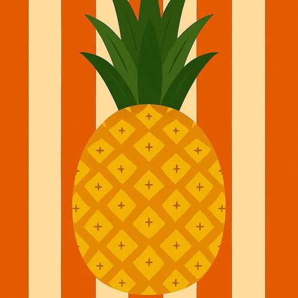 Golden Ananas Dot by Number Kit
