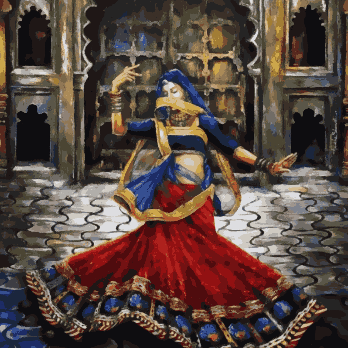 Rajasthani Nrutya Painting