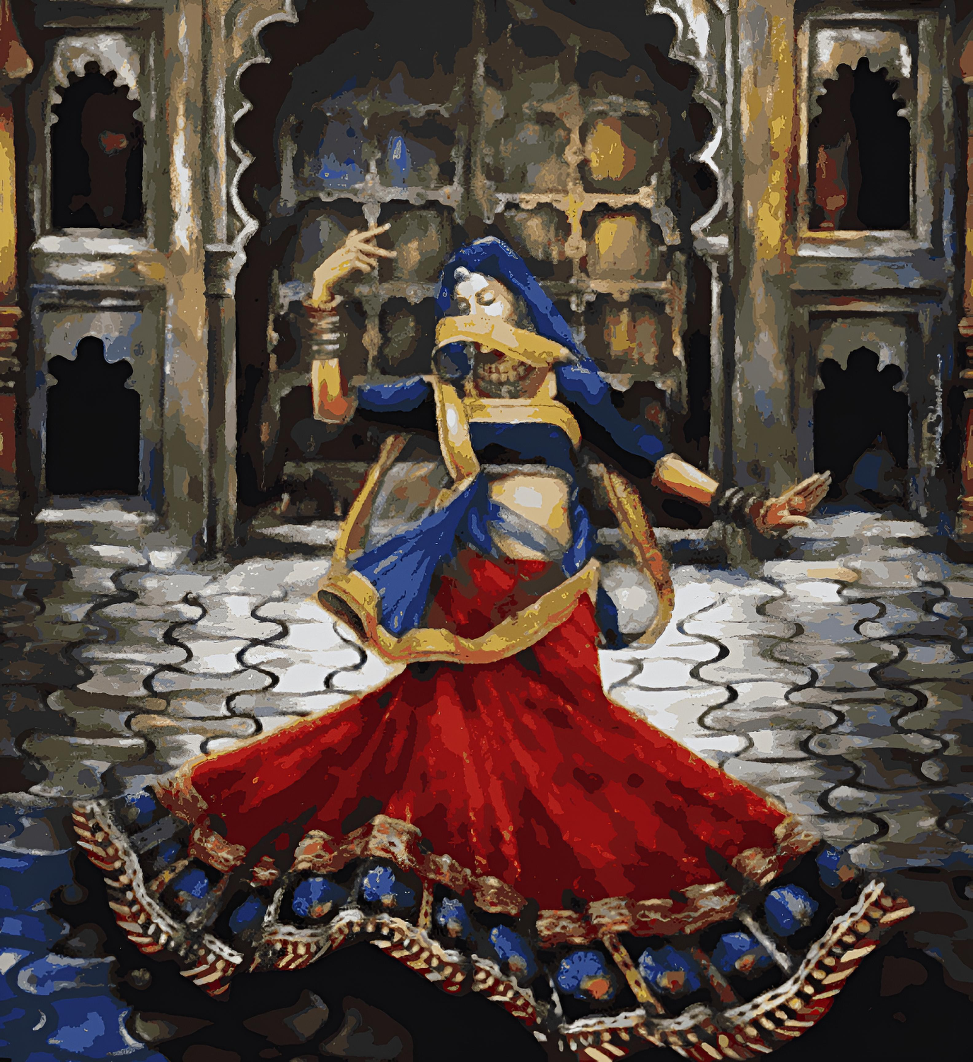 Rajasthani Nrutya Painting