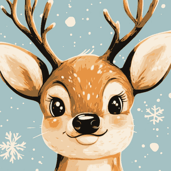 Delightful Deer - Christmas