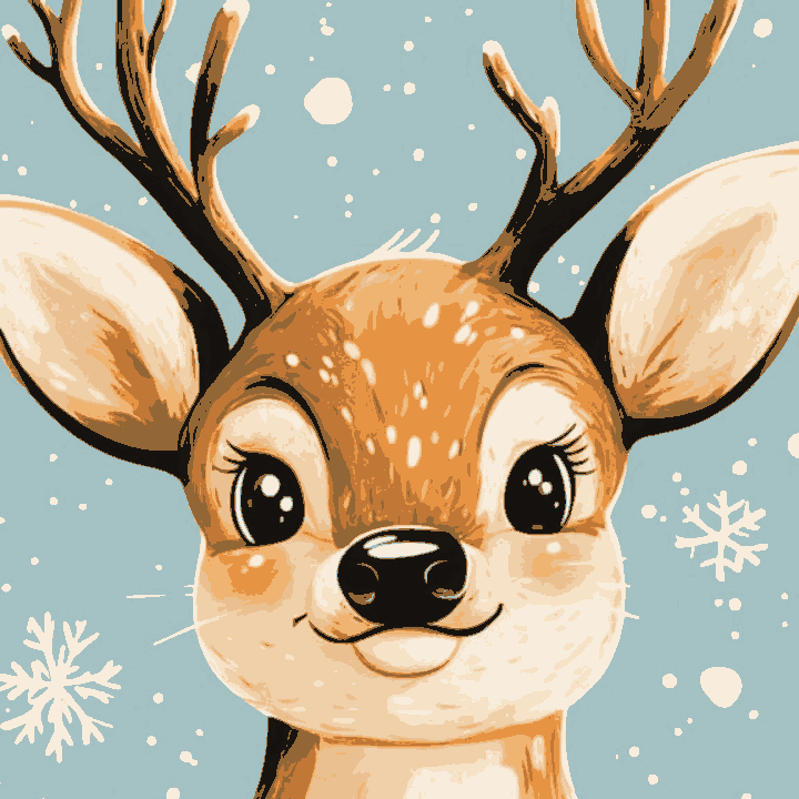 Delightful Deer - Christmas