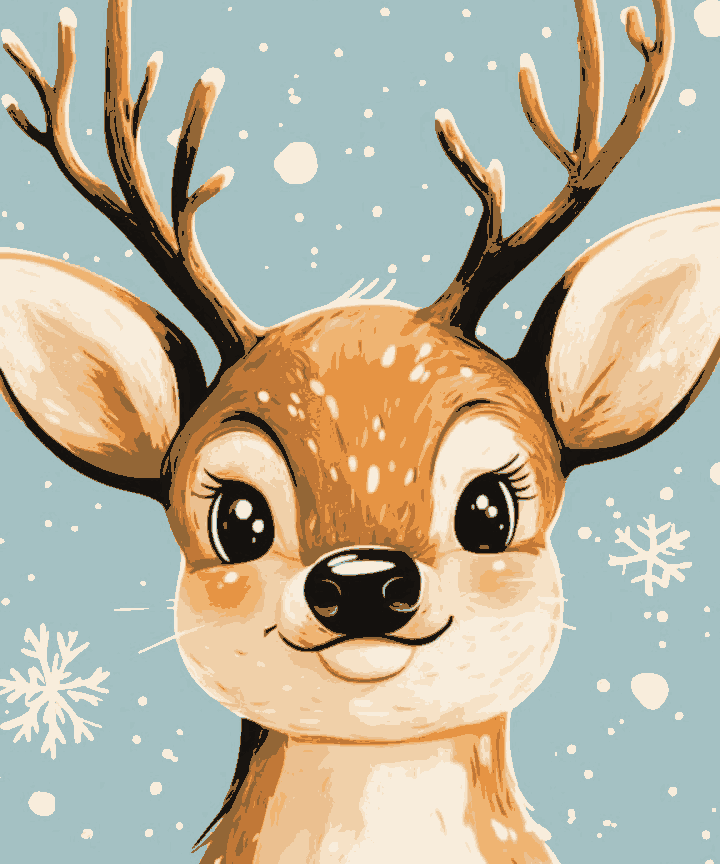 Delightful Deer - Christmas