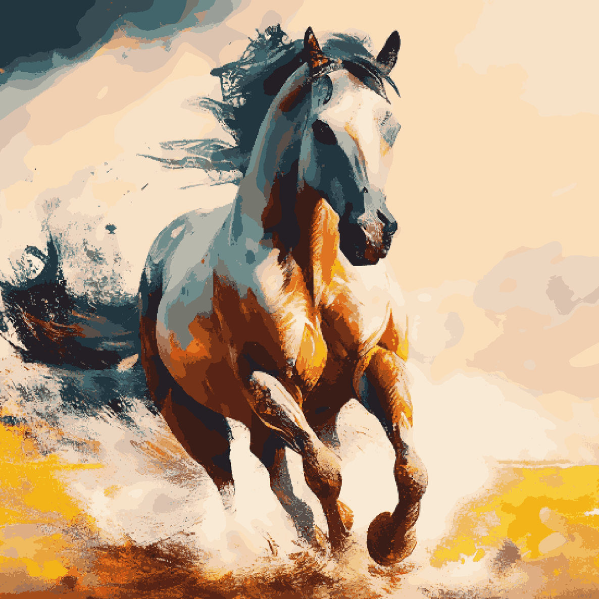 Running Horse