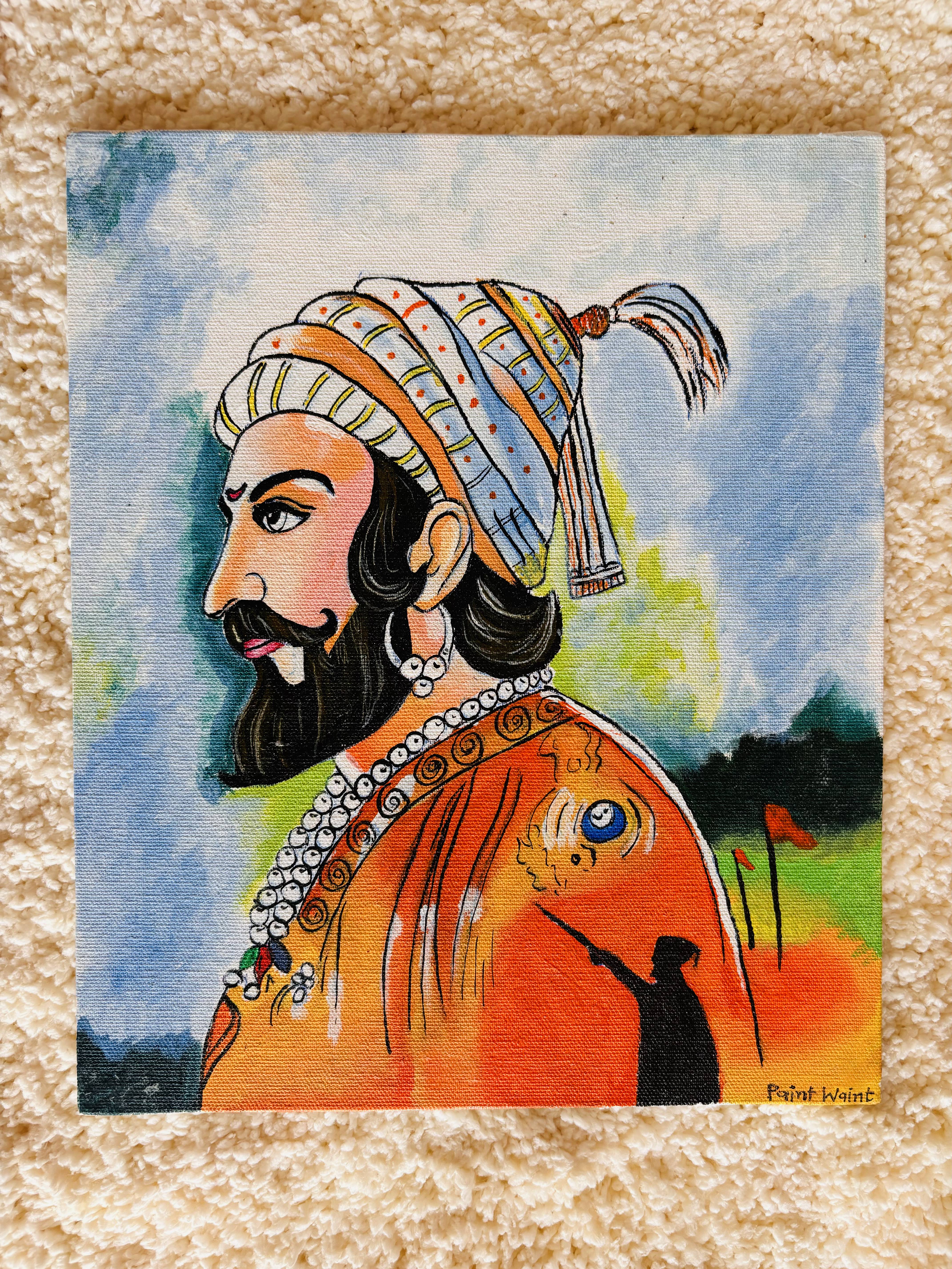 Shivaji Maharaja- Tutorial – PaintWaint