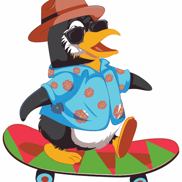 Skating Penguin