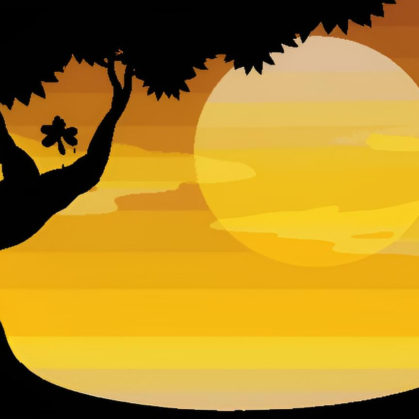 Sunset Yellow Black Theme