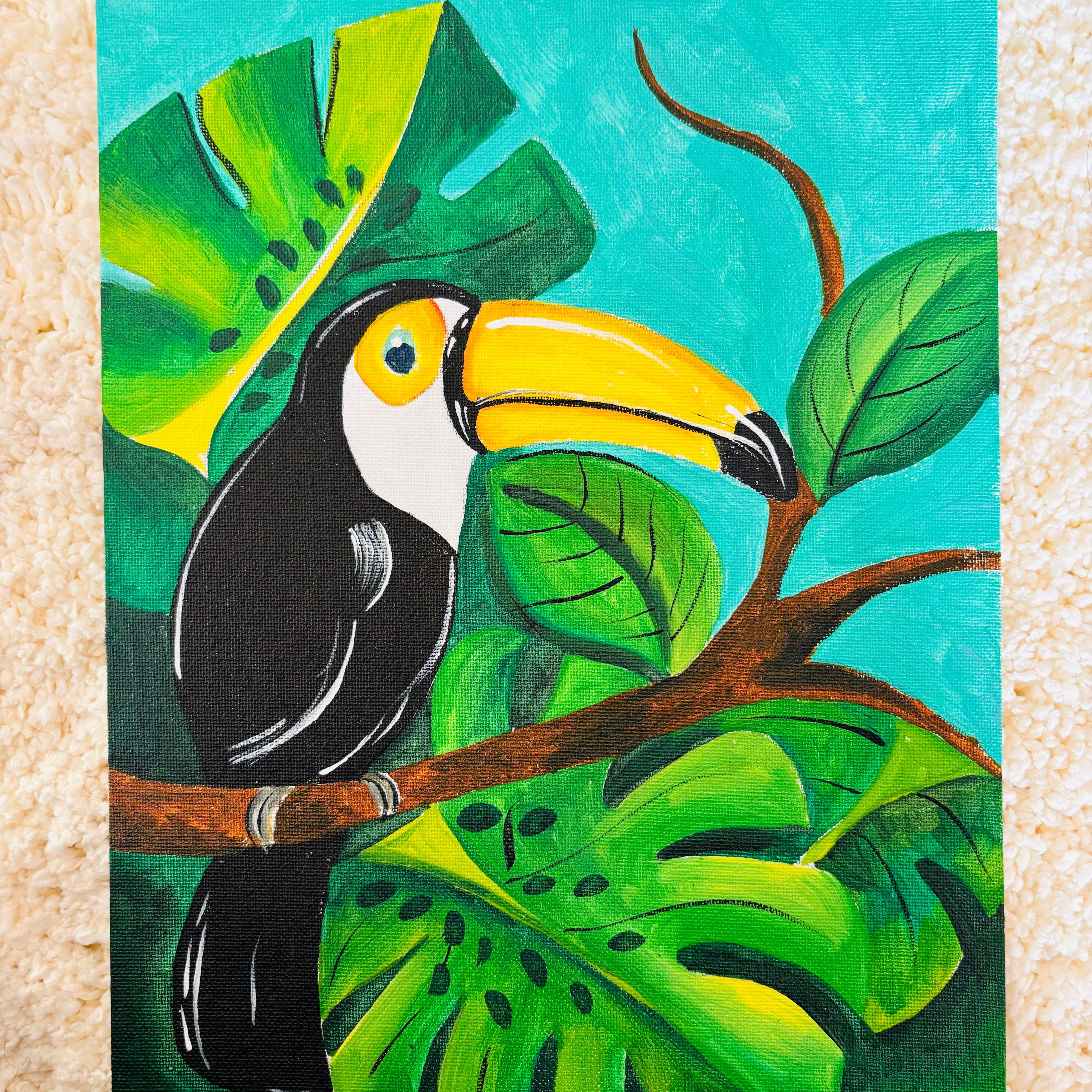 Toucan & Greens- Tutorial