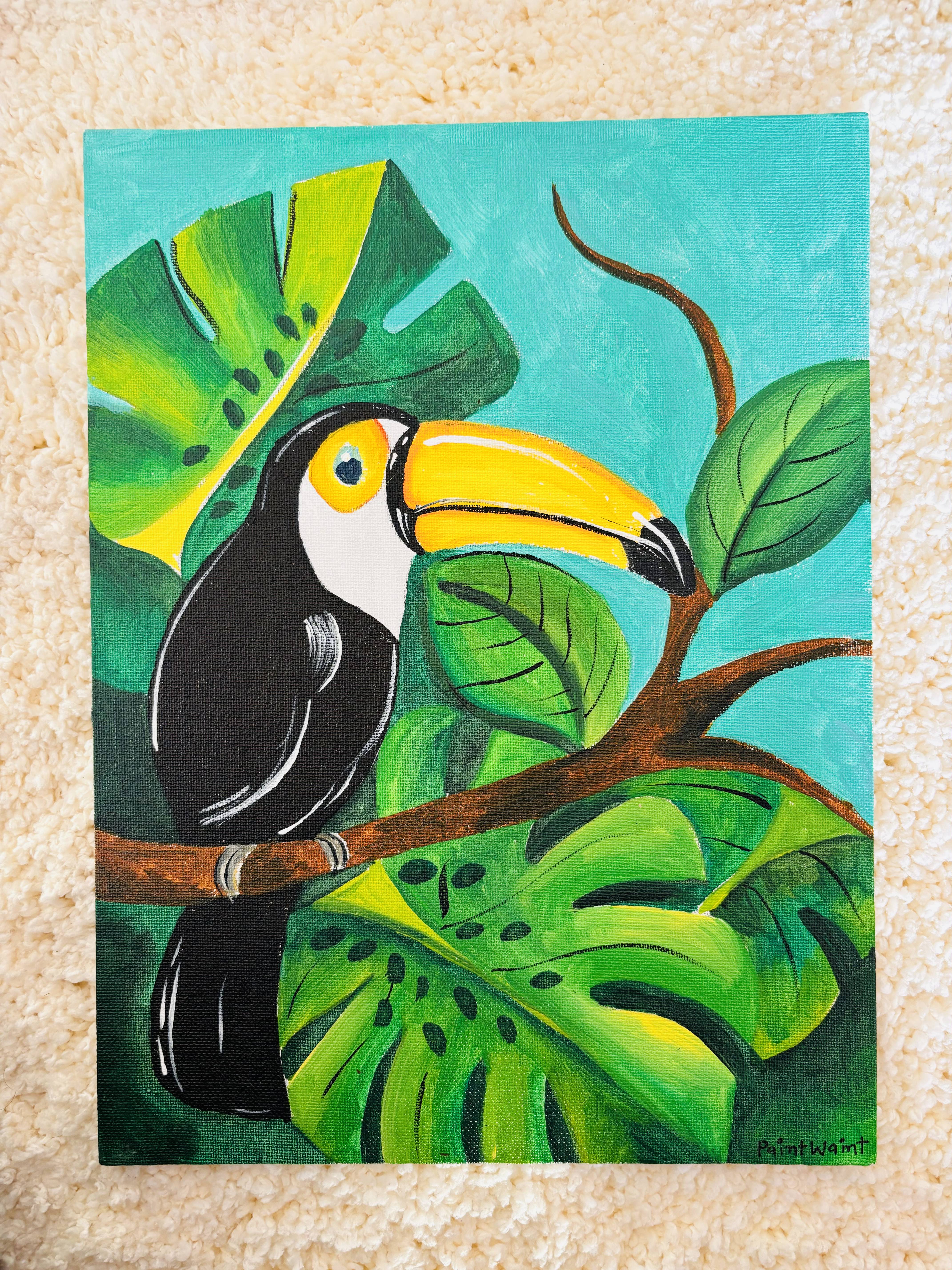 Toucan & Greens- Tutorial