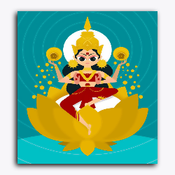 Lakshmi Maa Cute Portrait
